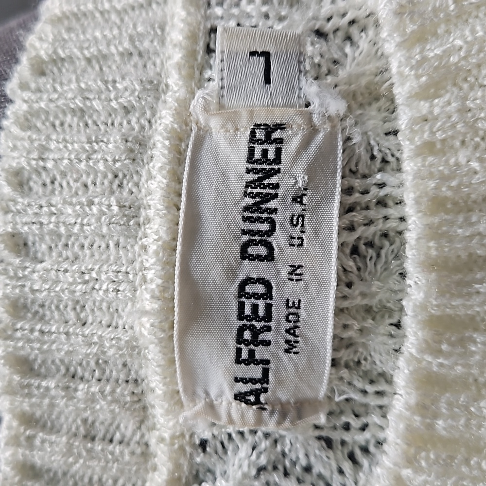 Vintage Cream Textured Sweater – Alfred Dunner L (fits like M) - Picture 5 of 6
